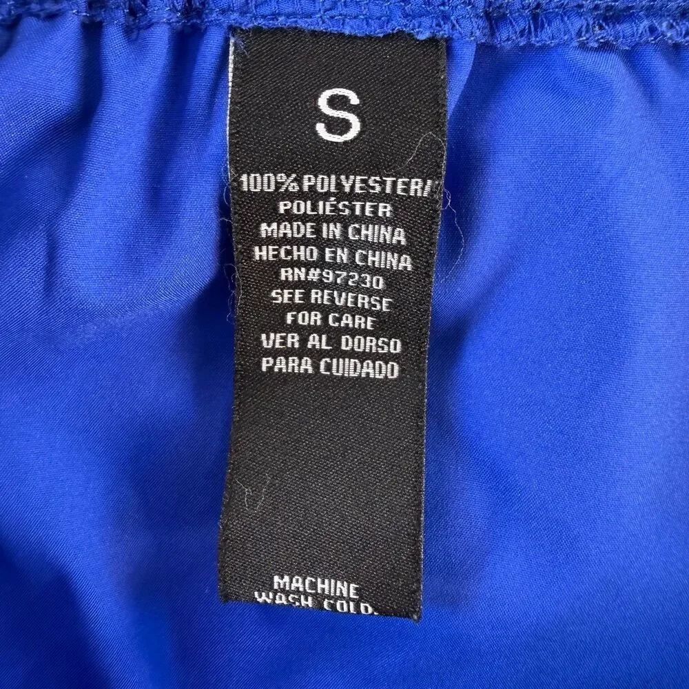 Almost Famous Cargo Parachute Pants Women Blue Utility Small - Picture 6 of 10